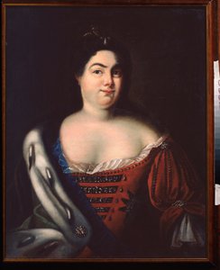 Portret van keizerin Catharina I van Rusland