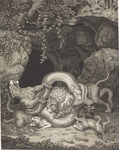 Het dier Laocoön door Johann Heinrich Wilhelm Tischbein