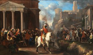Johann Heiss Marcus Curtius duikt in de afgrond