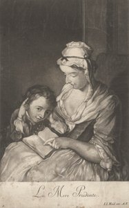De voorzichtige moeder door Johann Jacobus Haid