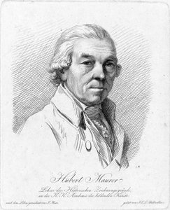 Afgebeeld persoon: Hubert Maurer door Johann Jakob Laurenz Billwiller