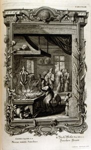 Illustratie uit Physique sacree, ou Histoire-naturelle de la Bible