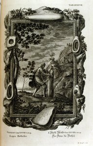 De steen van Jakob verschijnt in het Boek Genesis als de steen die als kussen werd gebruikt door de Israëlische patriarch Jakob op de plaats die later Bet-El werd genoemd. Toen Jakob een visioen had in zijn slaap, wijdde hij de steen aan God