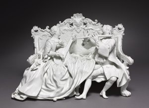 Crinoline Groep: Muzikanten door Johann Joachim Kändler