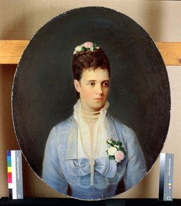 Portret van de Russische Keizerin Maria Fjodorovna (1847-1928)