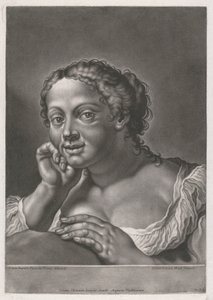 Portret van een Vrouw door Johann Lorenz Haid
