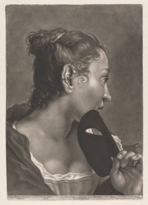 Portret van een Vrouw met Masker