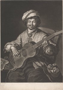 De Musicus door Johann Lorenz Haid
