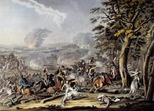 Oorlog van de Vierde Coalitie: uitzicht op de Slag bij Friedland door Johann Lorenz Rugendas