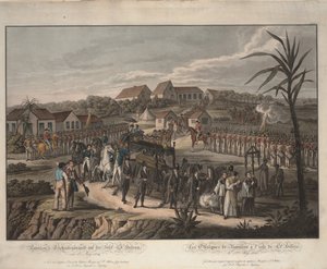 Begrafenisstoet van Napoleon Bonaparte op Sint-Helena, 1821