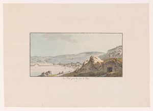 Gezicht op Pout bij het Lac de Joux