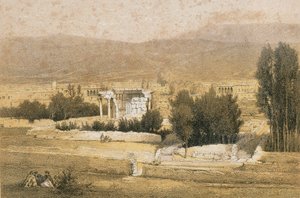 Baalbek. Ets door Bernatz et alii - Steinkopk J.F. Editore