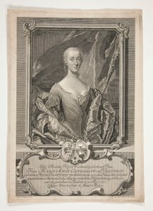 Portret van Marie Anne Catherine von Veltheim