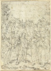 Christus en de apostelen door Johann Mathias Kager