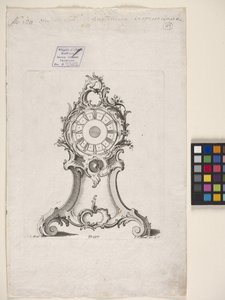 Klok door Johann Michael Hoppenhaupt