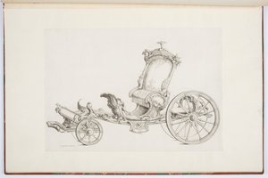 Ontwerp voor een Cabriolet door Johann Michael Hoppenhaupt II