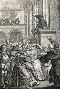 Universiteit van Praag opgericht in 1348 gravure door Johann Michael Mettenleiter (1765-1853) 1800