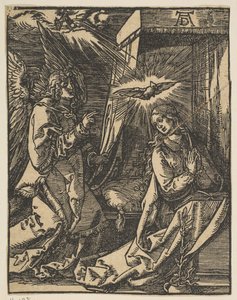 De Aankondiging, uit de Kleine Passie, kopie door Johann Mommard