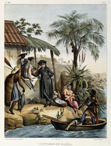 Kostuums van Bahia, uit "Picturesque Voyage to Brazil", 1835