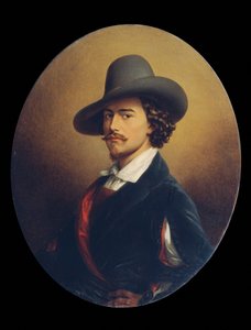De schilder Eduard Ender door Johann Nepomuk Ender
