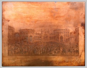 Huldiging van Willem I te Brussel