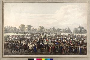 Parade tijdens het Weense congres