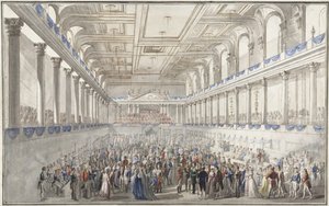 Redoute paré tijdens het Congres van Wenen op 9 oktober 1814, ca. 1815 door Johann Nepomuk Hoechle