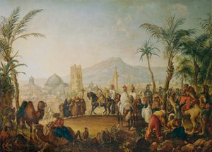 Kruisvaarder (Godfried van Bouillon) door Johann Nepomuk Höchle