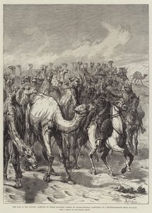 De Oorlog in de Soedan, Verovering van Driehonderd Kamelen door Generaal-Majoor Sartorius tijdens een Verkenning vanuit Souakim