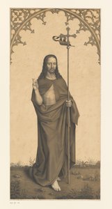 Christus met staf door Johann Nepomuk Strixner