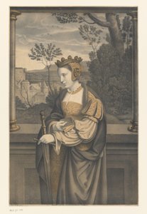Heilige Catharina door Johann Nepomuk Strixner