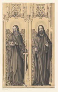 Heilige Mattheus en Jacobus door Johann Nepomuk Strixner