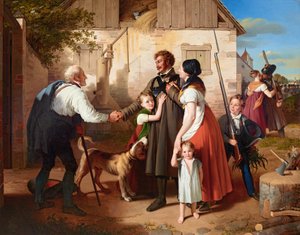 De thuiskomst van de landweerman