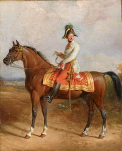 Aartshertog Carl te paard door Johann Peter Krafft