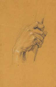 Handstudie voor "Ossian en Malvina"