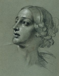 Hoofdstudie voor "Arindal en Daura" door Johann Peter Krafft
