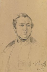 Portretstudie Franz Xaver Eckl