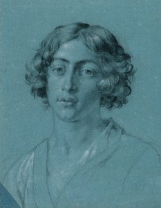 Portretstudie voor "David met het hoofd van Goliath" door Johann Peter Krafft