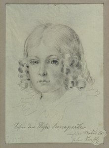 Zoon van Elisa Bonaparte door Johann Peter Krafft