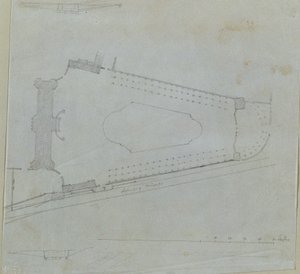 Studie voor het Bovenste Belvedere