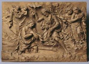Doop van Christus door Johann Peter Schwanthaler der Ältere