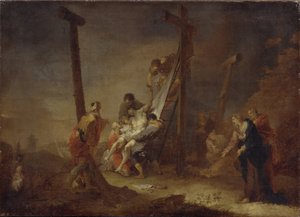 De Kruisafneming door Johann Rosso Januarius Zick