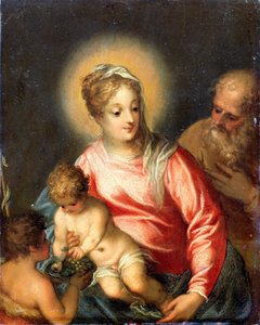 De Heilige Familie met Johannes de Doper