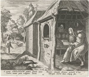 Abraham van Edessa als kluizenaar