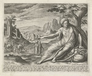 Azië door Johann Sadeler (I)