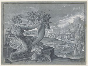 Europa door Johann Sadeler (I)