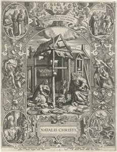 Geboorte van Christus: kerstmis door Johann Sadeler (I)