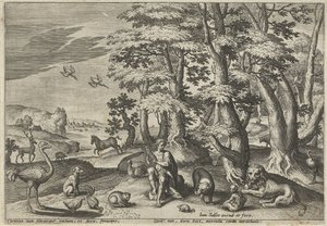 Orpheus, musicerend voor de dieren