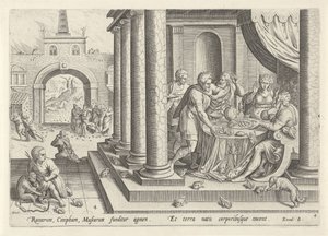 Plaag van de kikkers en van de muggen