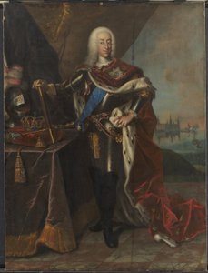 Christiaan VI door Johann Salomon Wahl